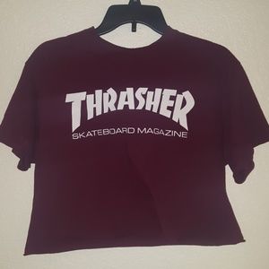 Cropped Thrasher Shirt